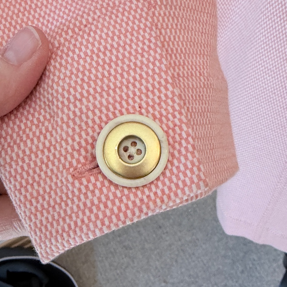 CAbi "Take 5 Topper" Light Pink Trench Coat - Picture 8 of 12